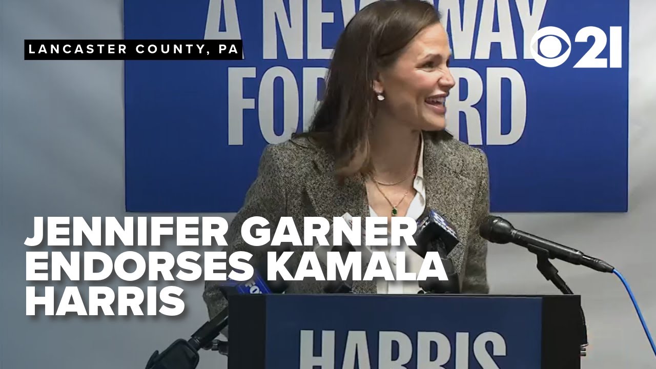 Actress Jennifer Garner endorses Kamala Harris at campaign event in...